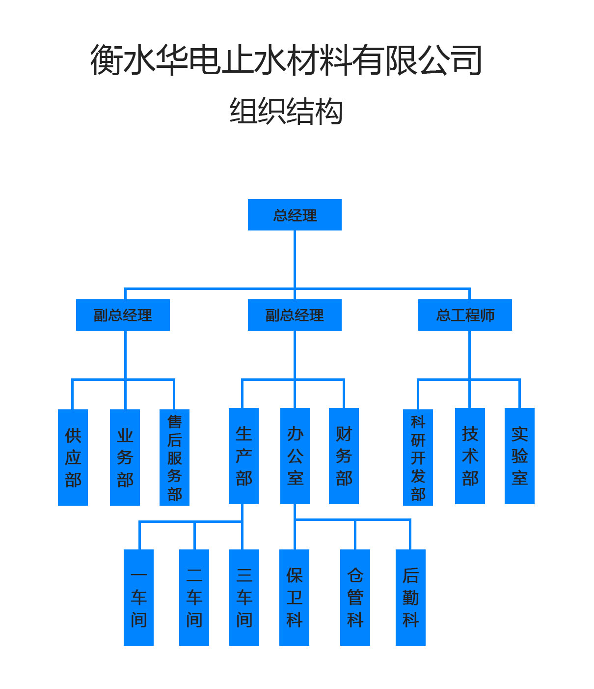 華電組織結(jié)構(gòu)